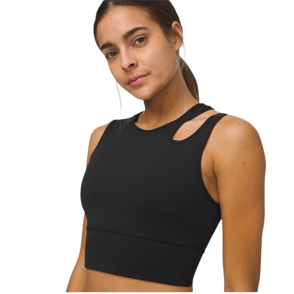 lululemon athletica Black Crop Top